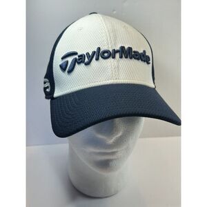 Taylor Made Golf Hat SM-MED Waffle Textured Embroidered Logo New‎ Era 39Thirty